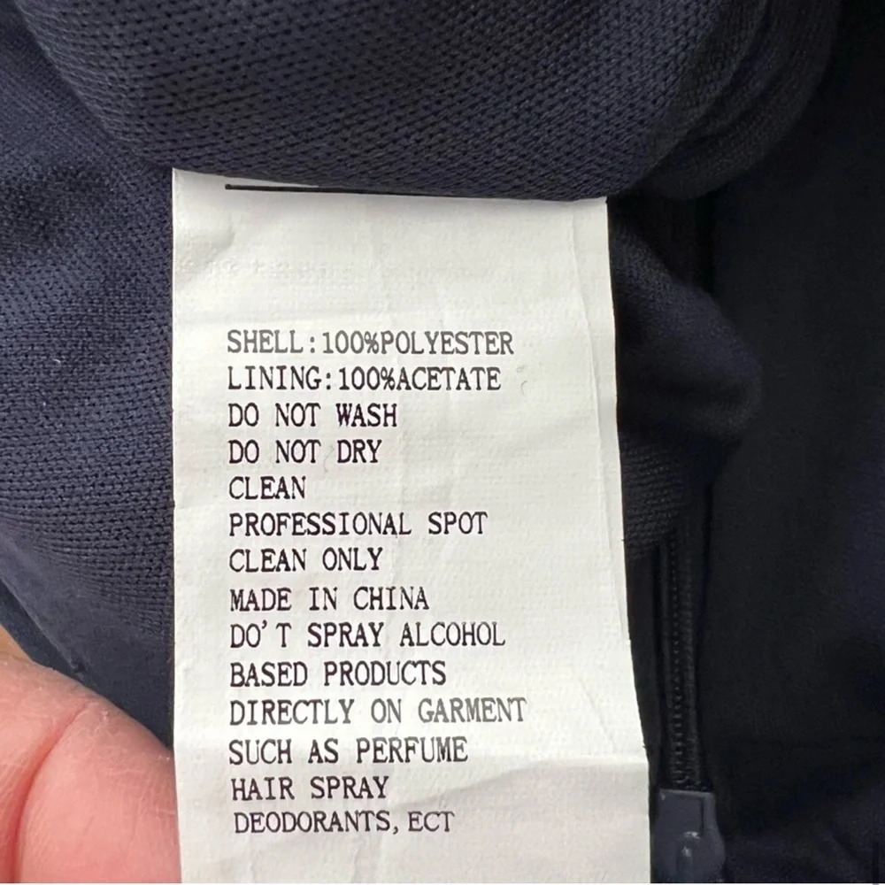 NEW NWT Mac Duggal Cocktail Dress Gown Blue Gold Brocade Size 10 Ruffle - Picture 15 of 15